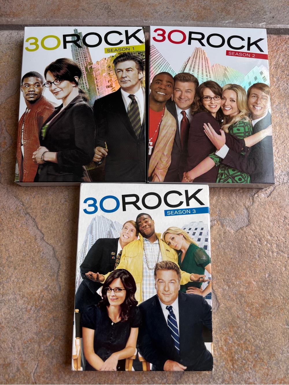30 Rock DVD Box Set Seasons 1-3 - Multi-Color Covers